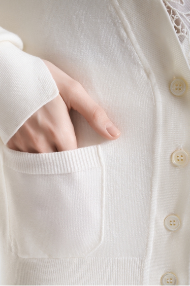  Женский кардиган с вышивкой Ermanno Scervino D474N503APXRH купить в интернет-магазине Bestelle фото 4