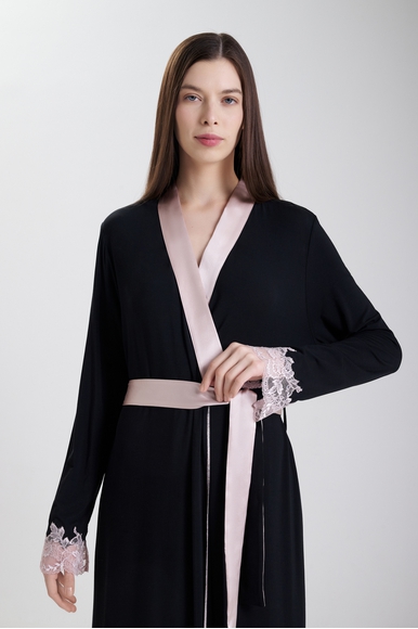  Женский длинный халат с кружевом  Gianantonio A. Paladini W51AV01/L AURELIA/L купить в интернет-магазине Bestelle фото 3