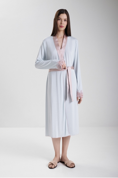  Женский длинный халат с кружевом  Gianantonio A. Paladini W51AV01/M AURELIA/M купить в интернет-магазине Bestelle фото 1