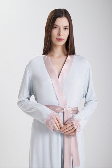  Женский длинный халат с кружевом  Gianantonio A. Paladini W51AV01/L AURELIA/L купить в интернет-магазине Bestelle фото 3