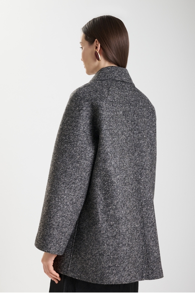 Женское двубортное пальто с шерстью  MM by MaxMara OBLIQUA 252690601 купить в интернет-магазине Bestelle фото 2