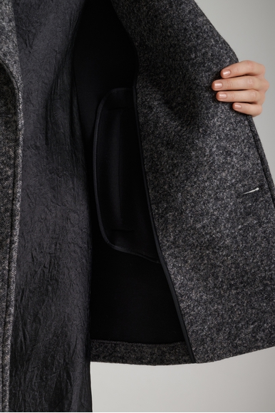 Женское двубортное пальто с шерстью  MM by MaxMara OBLIQUA 252690601 купить в интернет-магазине Bestelle фото 5