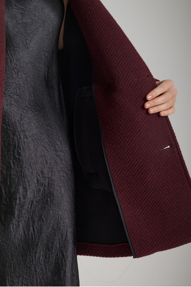 Женское двубортное пальто с шерстью  MM by MaxMara OBLIQUA 252690601 купить в интернет-магазине Bestelle фото 5