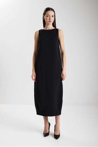  Длинное черное платье с карманами   MM by MaxMara ALBIO 252662606 купить в интернет-магазине Bestelle фото 1