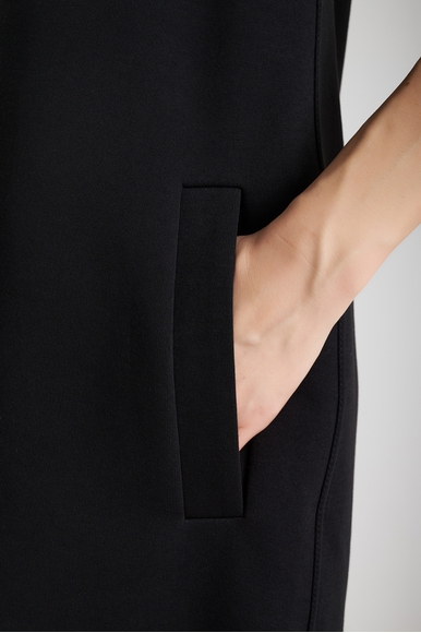  Длинное черное платье с карманами   MM by MaxMara ALBIO 252662606 купить в интернет-магазине Bestelle фото 4