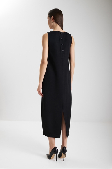  Длинное черное платье с карманами   MM by MaxMara ALBIO 252662606 купить в интернет-магазине Bestelle фото 2