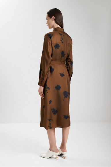  Шелковое платье-рубашка с принтом  MM by MaxMara JADI 252622601 купить в интернет-магазине Bestelle фото 2