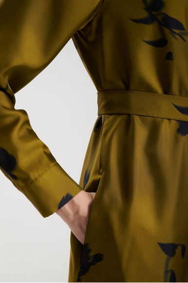  Платье миди из шелка с принтом  MM by MaxMara JADI 252622601 купить в интернет-магазине Bestelle фото 4