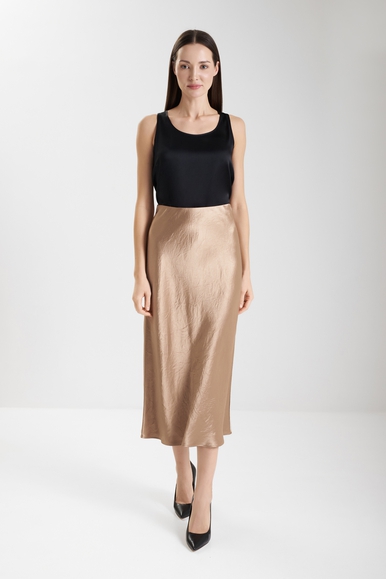 Юбка миди из струящейся ткани  MM by MaxMara ALESSIO 252610601 купить в интернет-магазине Bestelle фото 3