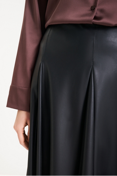 Юбка миди из эко-кожи  MM by MaxMara NOCERA 252677603 купить в интернет-магазине Bestelle фото 4