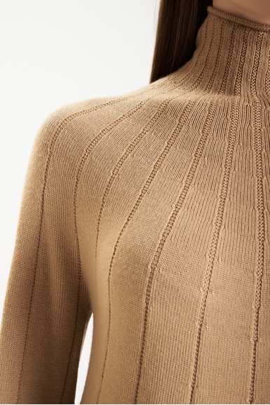  Длинное трикотажное платье из шерсти  MM by MaxMara CILE 252632601 купить в интернет-магазине Bestelle фото 4