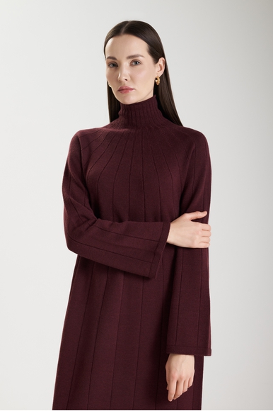  Длинное трикотажное платье из шерсти  MM by MaxMara CILE 252632601 купить в интернет-магазине Bestelle фото 3