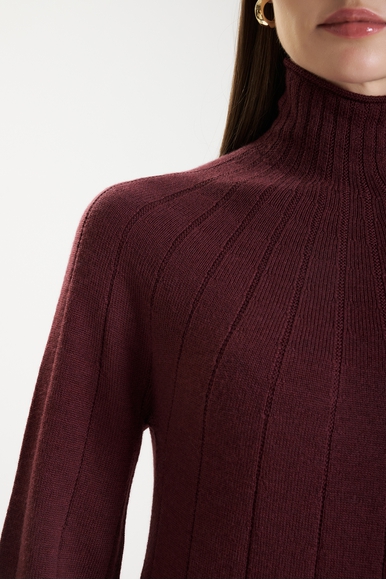  Длинное трикотажное платье из шерсти  MM by MaxMara CILE 252632601 купить в интернет-магазине Bestelle фото 4