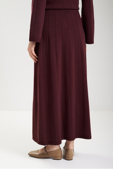  Длинная трикотажная юбка из шерсти  MM by MaxMara PEONIE 252630601 купить в интернет-магазине Bestelle фото 2