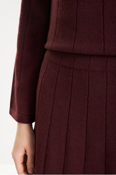  Длинная трикотажная юбка из шерсти  MM by MaxMara PEONIE 252630601 купить в интернет-магазине Bestelle фото 4