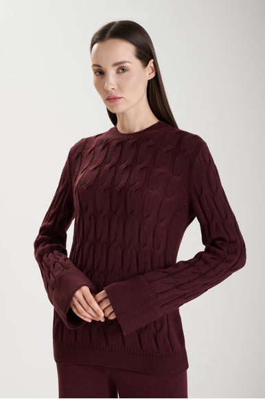  Женский джемпер из шерсти с узором  MM by MaxMara JOICE 252636608 купить в интернет-магазине Bestelle фото 1