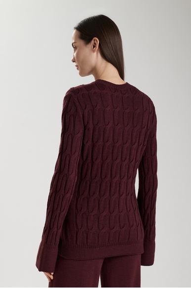  Женский джемпер из шерсти с узором  MM by MaxMara JOICE 252636608 купить в интернет-магазине Bestelle фото 2