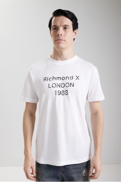Мужская хлопковая футболка Richmond X UMA25169TS купить в интернет-магазине Bestelle фото 1