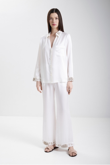  Женская шелковая пижама с брюками  Karma on the rocks BR/KR/TOKWF-SS купить в интернет-магазине Bestelle фото 1