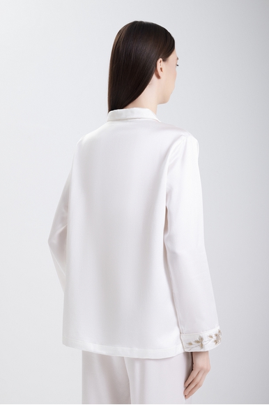  Женская шелковая пижама с брюками  Karma on the rocks BR/KR/TOKWF-SS купить в интернет-магазине Bestelle фото 4