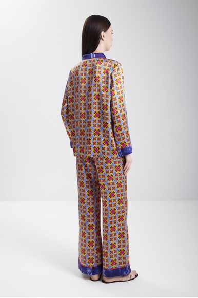  Женская шелковая пижама с брюками  Karma on the rocks HOL25/KR/TOK56-SS купить в интернет-магазине Bestelle фото 2