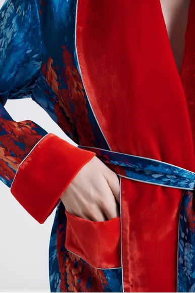  Женская шелковая пижама с брюками  Karma on the rocks HOL25/KR/ARI61-SS купить в интернет-магазине Bestelle фото 5