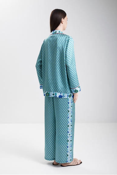  Женская шелковая пижама с брюками  Karma on the rocks HOL25/KR/TOK60-SS купить в интернет-магазине Bestelle фото 2