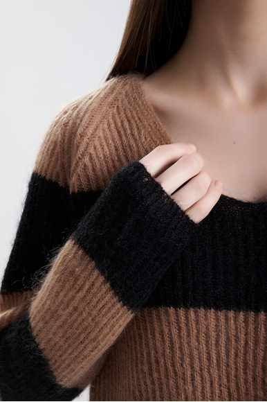 Женский джемпер с мохером  MM by MaxMara RICETTA 252636617 купить в интернет-магазине Bestelle фото 4