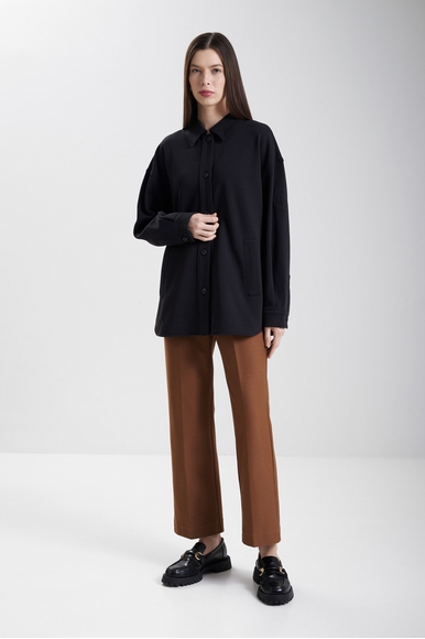 Женский джемпер-рубашка  MM by MaxMara COMMA 252695601 купить в интернет-магазине Bestelle фото 3