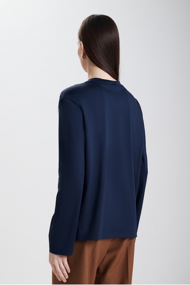 Женский хлопковый лонгслив MM by MaxMara SORRISO 252694606 купить в интернет-магазине Bestelle фото 2