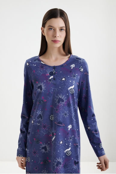 Женская хлопковая сорочка миди Calida 36154 купить в интернет-магазине Bestelle фото 3