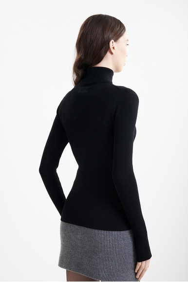 Женский джемпер с высоким воротом из шерсти мериноса  MC2 Saint Barth ERIKAMERINO купить в интернет-магазине Bestelle фото 2