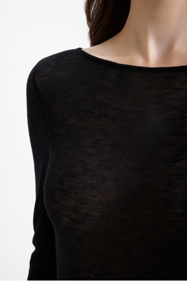 Женский джемпер из шерсти мериноса  MC2 Saint Barth PAULINELIGHTWOOL купить в интернет-магазине Bestelle фото 4