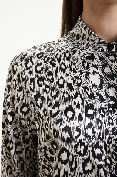 Рубашка женская из шелка с принтом  Shan 52552-81 купить в интернет-магазине Bestelle фото 4