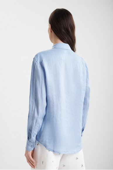 Льняная блузка с длинным рукавом MC2 Saint Barth MEREDITH_PL купить в интернет-магазине Bestelle фото 2