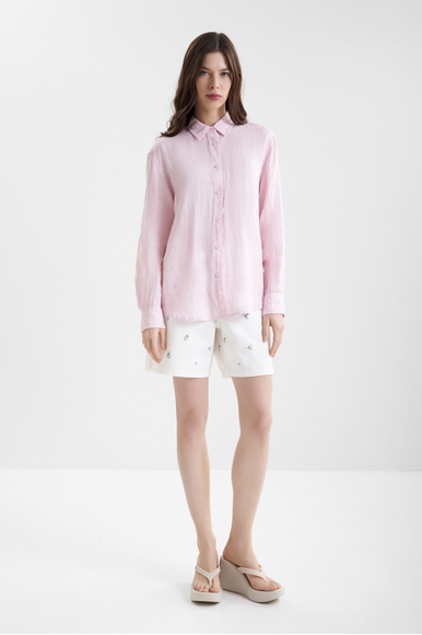 Льняная блузка с длинным рукавом MC2 Saint Barth MEREDITH_PL купить в интернет-магазине Bestelle фото 3