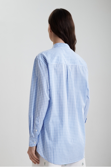 Блузка из хлопка с вышивкой  MC2 Saint Barth BRIGITTE купить в интернет-магазине Bestelle фото 2