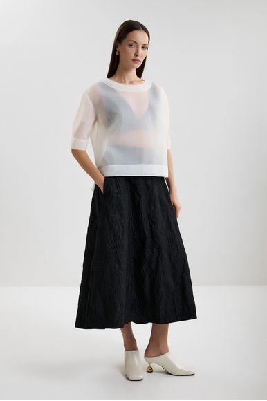 Блузка с коротким рукавом из воздушного материала  Shan 52573-60 купить в интернет-магазине Bestelle фото 3