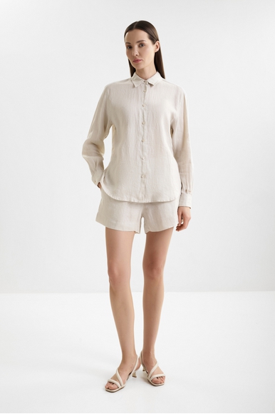 Рубашка женская из льна с длинным рукавом MC2 Saint Barth MEREDITH_PL купить в интернет-магазине Bestelle фото 3