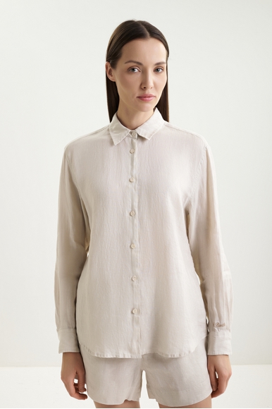 Рубашка женская из льна с длинным рукавом MC2 Saint Barth MEREDITH_PL купить в интернет-магазине Bestelle фото 1