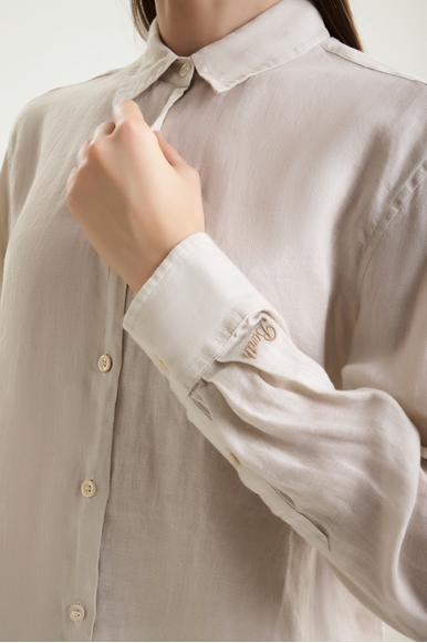 Рубашка женская из льна с длинным рукавом MC2 Saint Barth MEREDITH_PL купить в интернет-магазине Bestelle фото 4