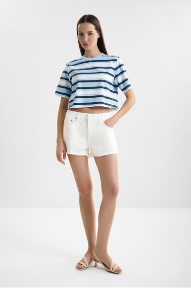 Женские джинсовые шорты MC2 Saint Barth MUSA купить в интернет-магазине Bestelle фото 3