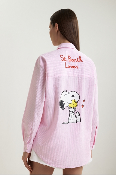 Хлопковая блузка с длинным рукавом MC2 Saint Barth BRIGITTEEMBRY купить в интернет-магазине Bestelle фото 2