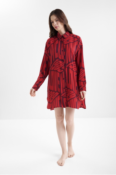 Женский халат-рубашка с принтом   DKNY YI30081 купить в интернет-магазине Bestelle фото 1