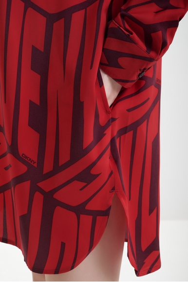 Женский халат-рубашка с принтом   DKNY YI30081 купить в интернет-магазине Bestelle фото 4