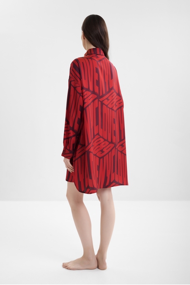 Женский халат-рубашка с принтом   DKNY YI30081 купить в интернет-магазине Bestelle фото 2