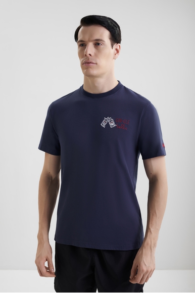 Мужская хлопковая футболка MC2 Saint Barth ARNOTTWARM купить в интернет-магазине Bestelle фото 1