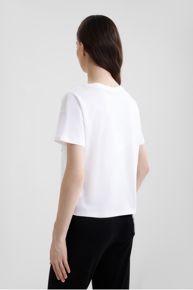 Женская хлопковая футболка LIU JO VA5152JS923 купить в интернет-магазине Bestelle фото 2