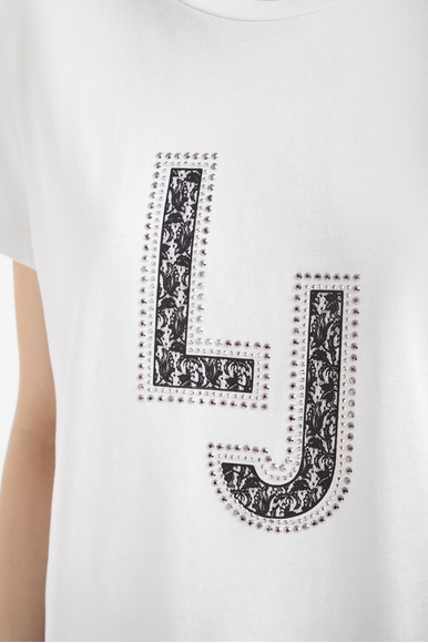 Женская хлопковая футболка LIU JO 5F3134JS923 купить в интернет-магазине Bestelle фото 4