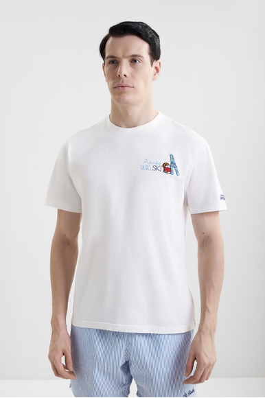 Мужская хлопковая футболка MC2 Saint Barth ARNOTTWARM купить в интернет-магазине Bestelle фото 1